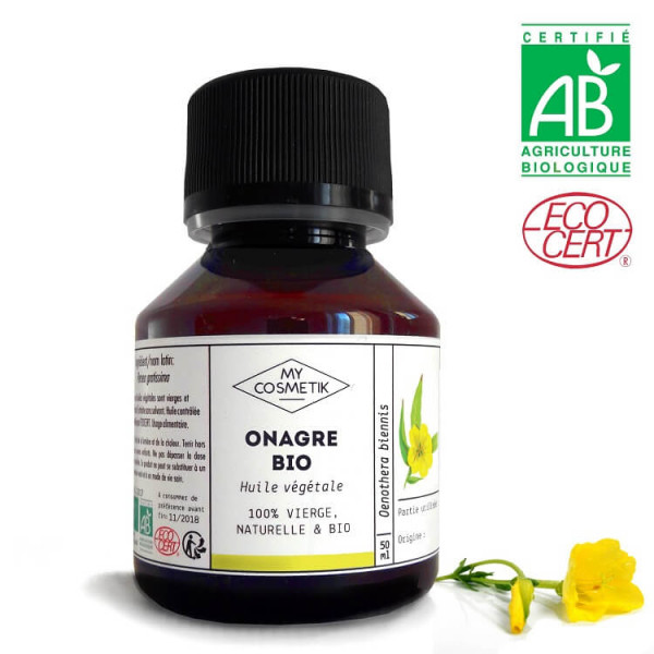 Huile d Onagre BIO anti âge antirides adoucit régénère la peau