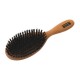 Brosse à cheveux ovale en poirier et poils de sanglier