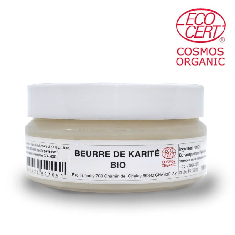 Beurre de karité Biologique - 400 g - Non raffiné - Cosmos Organic