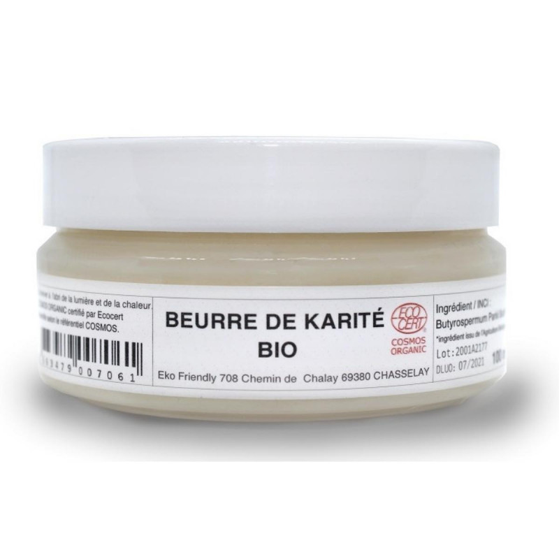Beurre de Karité non-raffiné Vierge 100% Bio - Trésors et Nature