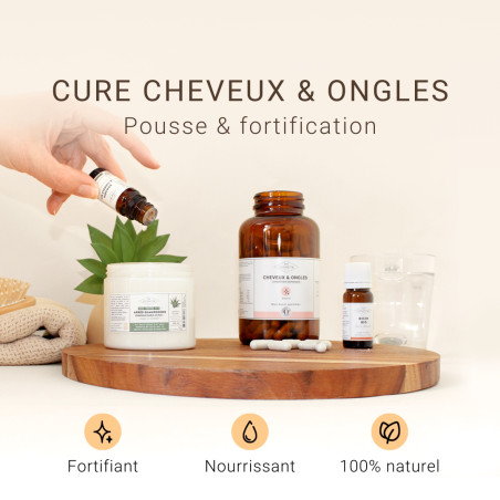 Cure éclat des cheveux et des ongles