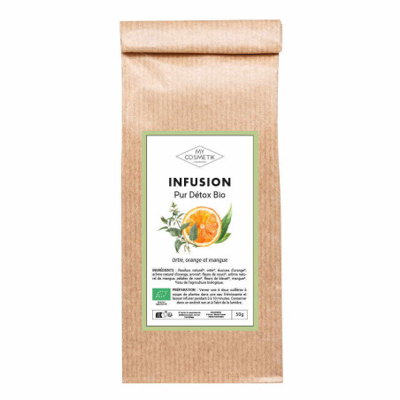 Infusion Pur Détox Bio (Ortie, orange, mangue) - 50 g