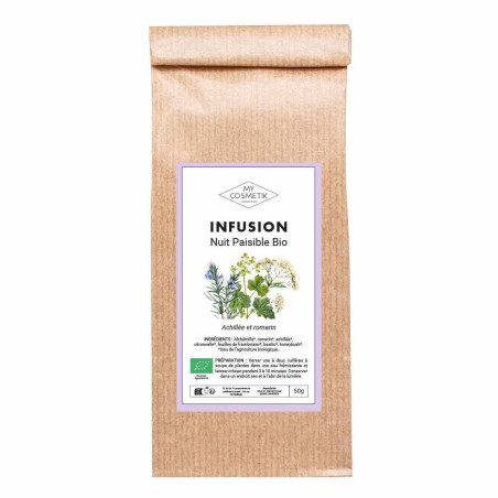 Infusion Nuit Paisible Bio (Achillée et romarin) - 50 g