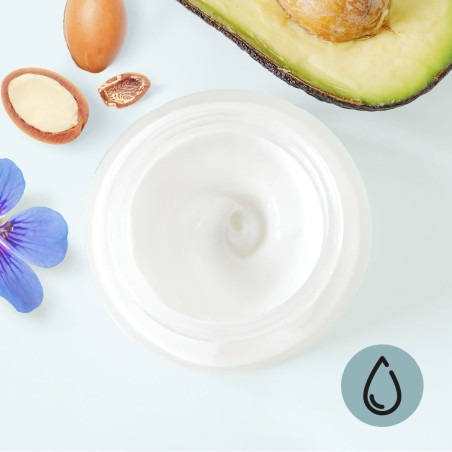 Crème de nuit peau sèche argan, avocat & géranium