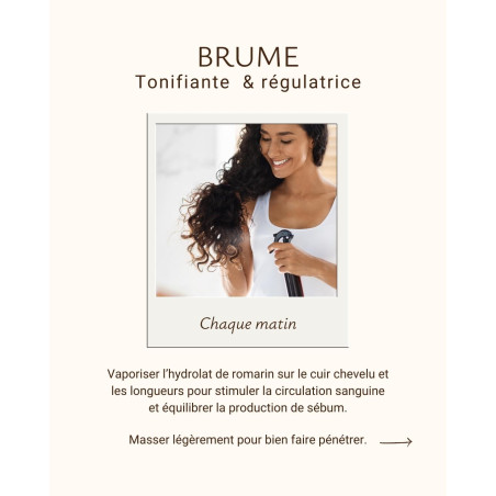 Ma routine cheveux - 100% Romarin